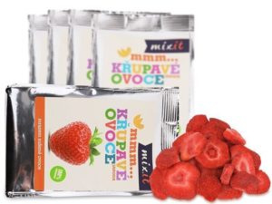 Křupavé ovoce do kapsy – Jahoda – 13 g