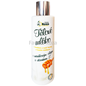 Tělové mléko s medem a kozím mlékem