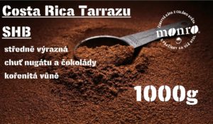 COSTA RICA TARRAZU SHB MLETÁ 1000g
