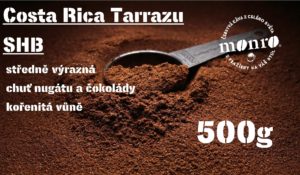 COSTA RICA TARRAZU SHB MLETÁ 500g