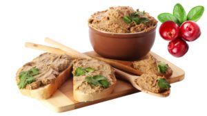 Vepřová paštika s brusinkami – 150 g – malá