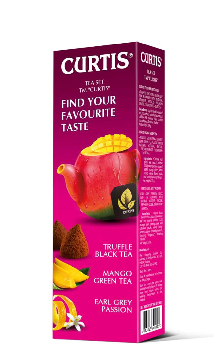 Curtis Truffle Black, Tea Mango Green Tea, Earl Grey Passion ...