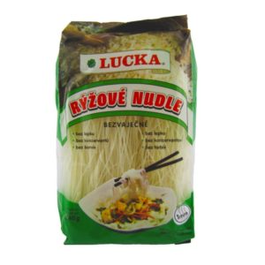 LUCKA rýžové nudle 1 mm 240 g