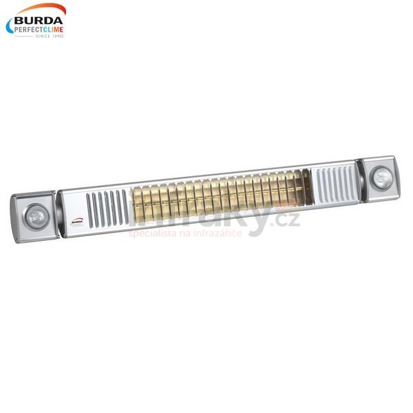 Infrazářič – Burda TERM 2000 L&H, 1,65 kW,  Ultra LOW GLARE, var.