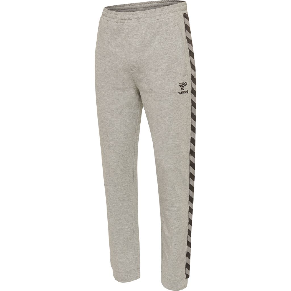 Pantalon Jogging Hummel Hmlmove Grid Cotton Kids – Pantalon Décontracté Coton Mélangé, Poches Zippées, Enfant Mixte