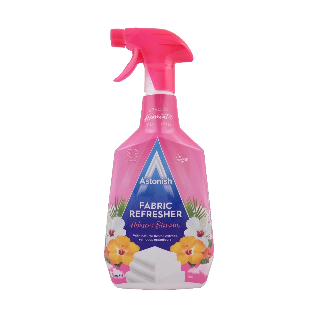ASTONISH FABRIC REFRESHER HIBISCUS BLOSSOM Osvěžovač textilu a koberců