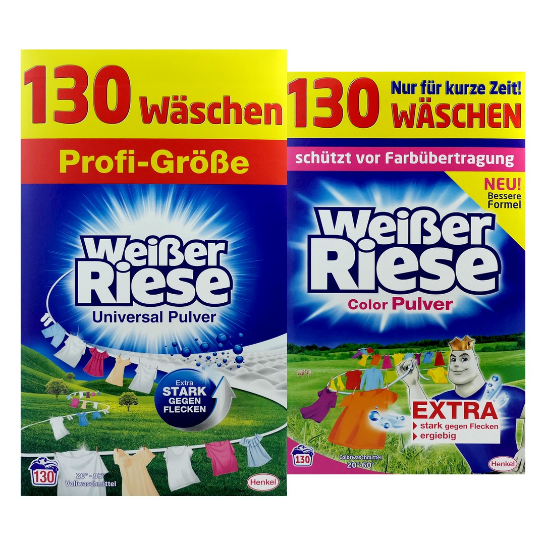WEISSER RIESE Prací prášek 7,15kg (130dávek) – Obchodiště.cz