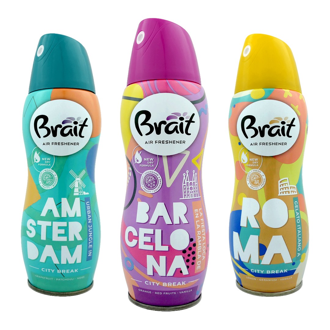 BRAIT CITY BREAK Osvěžovač vzduchu - sprej 300ml – Obchodiště.cz