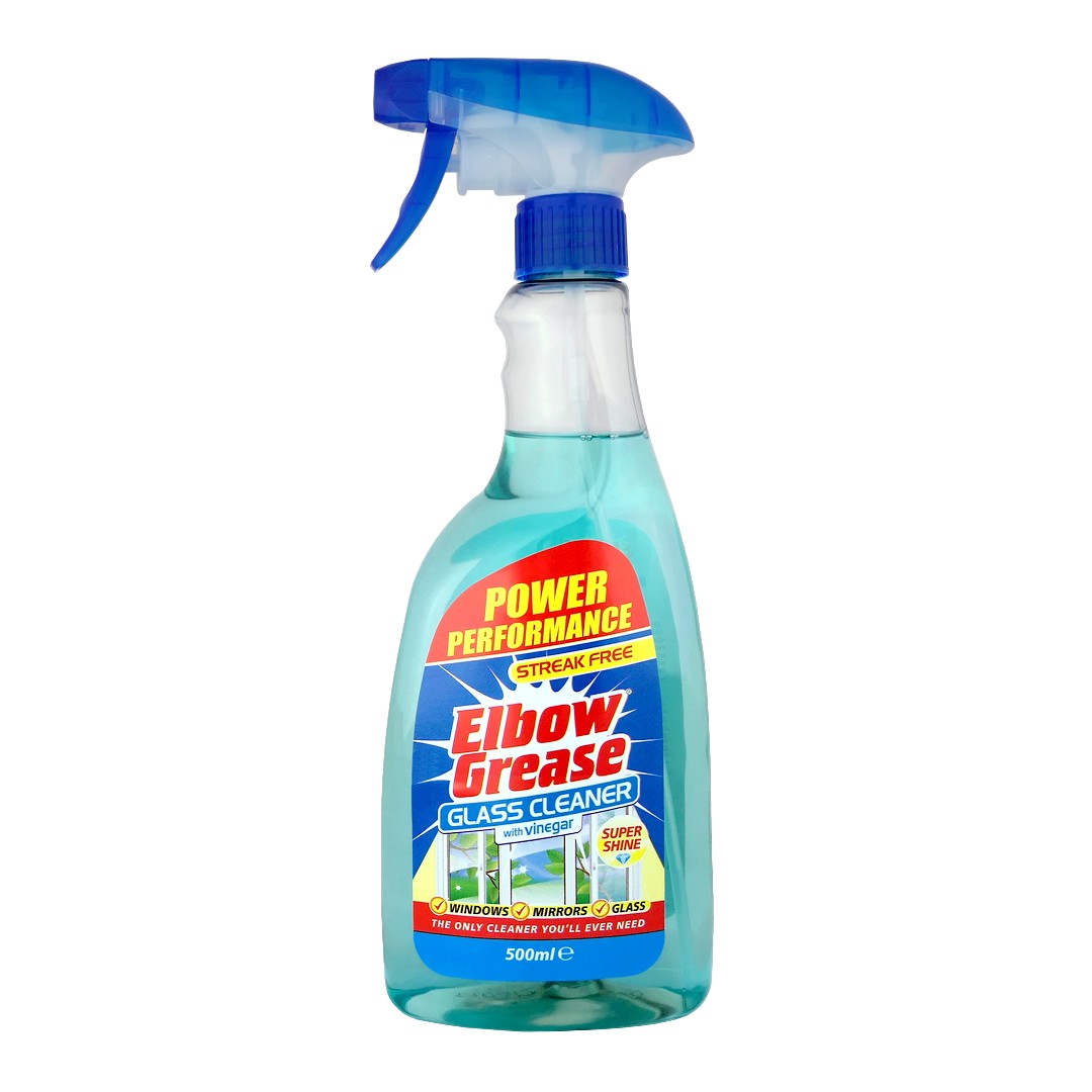 ELBOW GREASE GLASS CLEANER WITH VINEGAR Octový čistič skel sprej