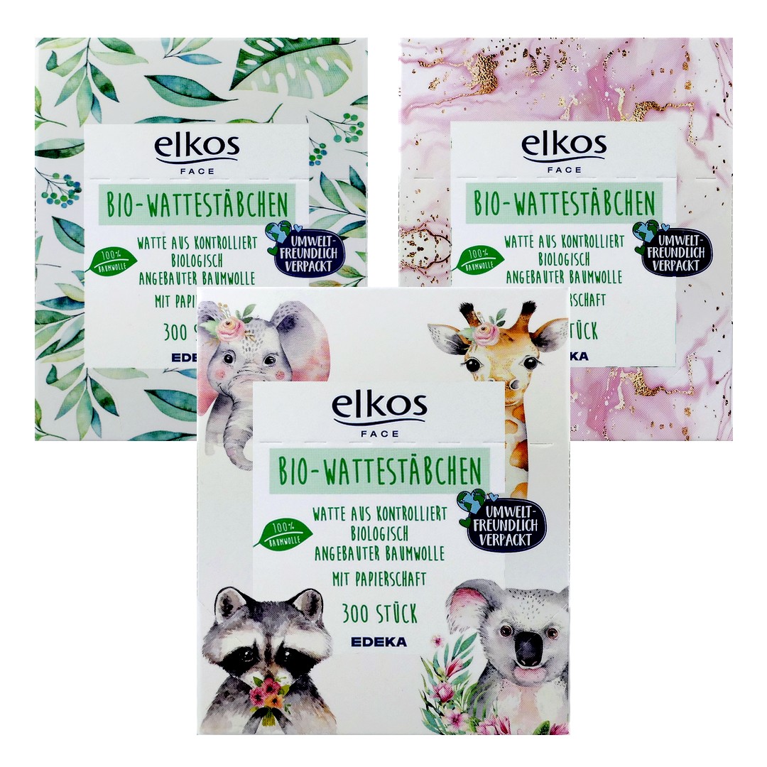 ELKOS FACE Vatové tyčinky box 300ks Obchodiště.cz