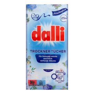 DALLI Voňavé ubrousky do sušičky 25ks