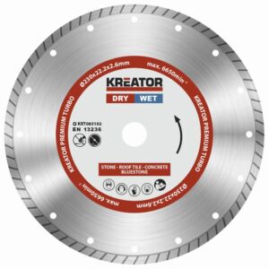 KRT083102 – Diamantový kotouč celoobvodový 230mm PREMIUM TURBO