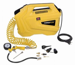 POWX1706 – Kompresor 1100W  plus  11 ks přísl. bezolejový