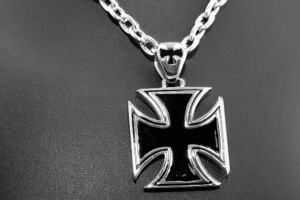 S2055 KŘÍŽEK + řetízek z chirurgické oceli