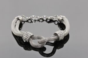 S2059 Spojený dámský náramek z chirurgické oceli