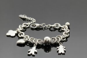 S2062 Náramek z chirurgické oceli CHLAPEC+DÍVKA