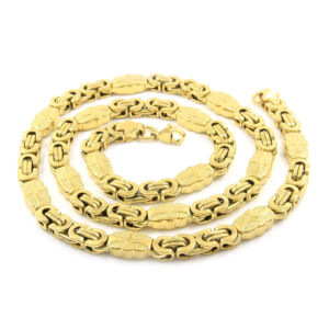 S2101 Náhrdelník BYZANTSKÝ VZOR GOLD II