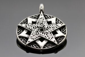 S2156 Přívěsek PENTAGRAM z chirurgické oceli