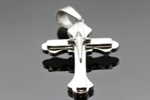 S2158 Kříž z chirurgické oceli 5,7cm