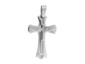 S2159 Kříž z chirurgické oceli 5,6 cm