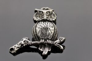 S2164 Přívěsek SOVA z chirurgické oceli