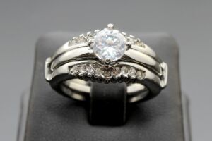 S2245 Prstýnek z chirurgické oceli DVA V JEDNOM