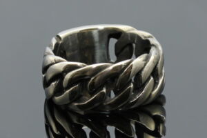 S2265 Masivní prsten ŘETĚZ z chirurgické oceli