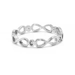 S2275 Prsten NEKONEČNO s kamínky