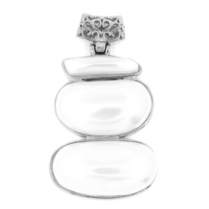 S2293 PERLOVÝ přívěsek z chirurgické oceli