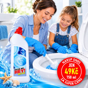 HEY! ACTIVE Čistič WC – OCEÁN 750ml