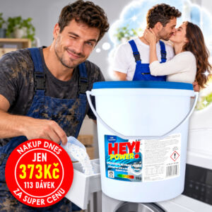 HEY! POWER XXL Prací prášek 9kg (113dávek)