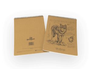 Lesní svět Eko blok z recy papíru L – Vlk