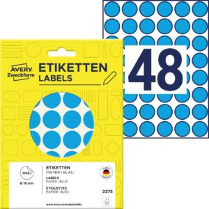 Kulaté etikety | 3375