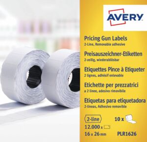 Etikety do etiketovacích kleští | snímatelné | PLR1626