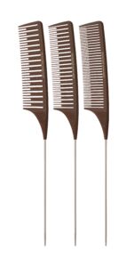 Sada melírovacích hřebenů – NATULIQUE Weaving Comb Set (3 ks)