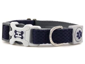 3D navy modrý obojek