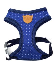 Kšírky denim s puntíkama