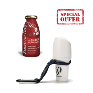 Hovězí vývar – smoothie pro psy + Doggy Roller tmavě modrá