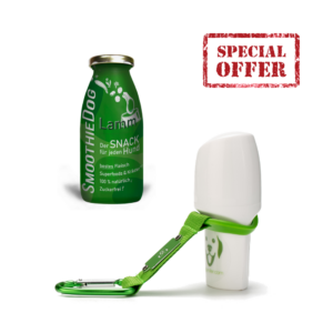 Jehněčí vývar pro psy – smoothie + Doggy Roller zelená