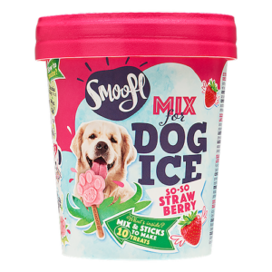 Jahodová psí zmrzlina