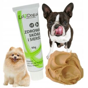 Pasta pro psy a kočky pro zdravou srst a kůži