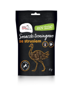 Tréninkové pamlsky se pštrosem