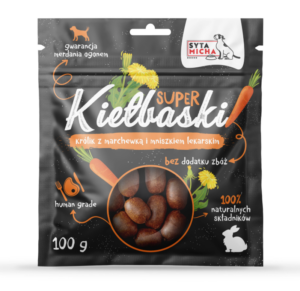 Klobásky s králíkem, mrkví a pampeliškou