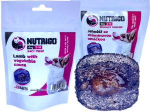 NUTRIGO Jehněčí se zeleninovou omáčkou, S-M, 150g