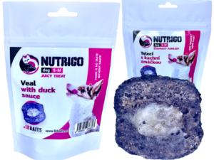 NUTRIGO Telecí s kachní omáčkou, S-M, 150g