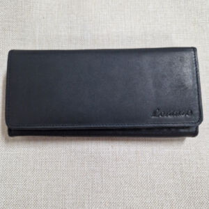 Dámská kožená peněženka LORANZO, velká – černá