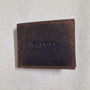 Pánská kožená peněženka WILD- hnědá