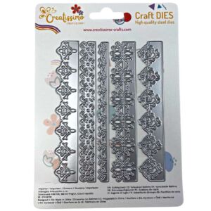 Creatissimo – vyřezávací šablona Set bordur 5 ks 120 mm