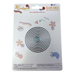 Creatissimo – vyřezávací šablona Kruh 8 ks 71×71 mm