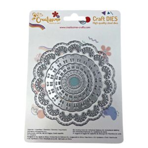 Creatissimo – vyřezávací šablona Kulaté bordury set 6 ks 107×106 mm